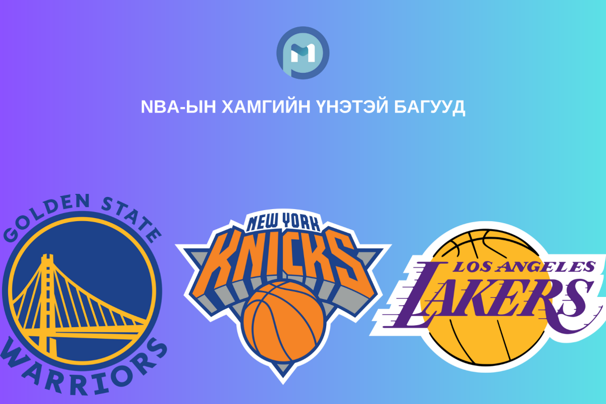 ТОП 10: NBA-ын хамгийн өндөр үнэлгээтэй 10 баг